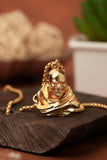 Sterling Gold Plated Neem Karoli Baba Pendant for Men by khatutraders.com