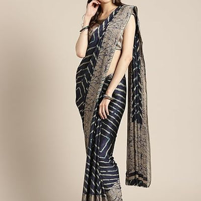 1: Crepe Sarees