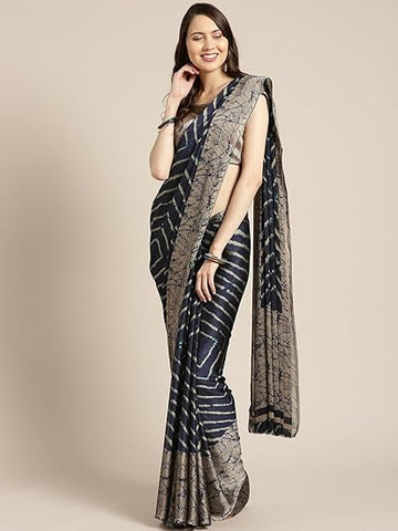 1: Crepe Sarees